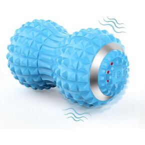 Vibrating Foam Roller 5-Speed，Next Generation Electric Foam Roller for Muscle Massage and Myofascial Trigger Point Release ，Relieves Muscle Pain & Tightness, Improves Mobility & Circula