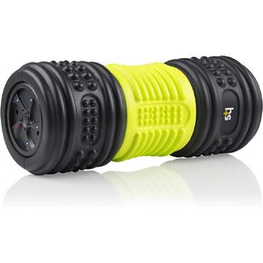 HealthSmart 4-Speed Vibrating Exercise Roller Foam FSA/HSA Eligible – Deep Tissue Massage Muscle Recovery & Pain Relief for Full Body | Electric foam Roller for Physical Therapy & Workout