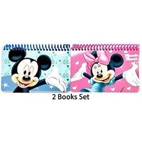 Disney Mickey Mouse Spiral Autograph Books - 2 Books Set (Mickey&Minnie)