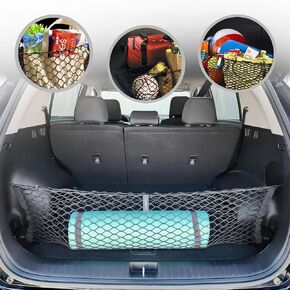 Envelope Style Elastic Trunk mesh Cargo net for kia sportage 2017-2022 - Premium Trunk Organizers and Storage - Luggage net for Crossover kia sportage