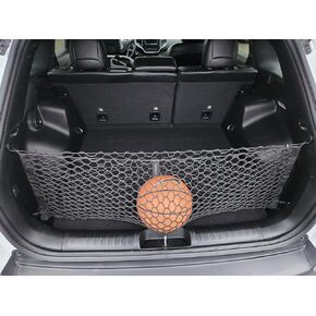Envelope Style Elastic Trunk Mesh Cargo Net for Jeep Cherokee Latitude Limited 2019-2023 - Premium Trunk Organizers and Storage - Luggage Net for SUV - Best Car Organizer for Jeep Cherokee