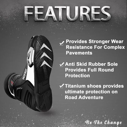 PROFIRST Waterproof Motorbike Boots Motorcycle Armoured Short Ankle Shoes Crash Protection Protective Comfortable Racing Touring Sports Safety in Saudi Arabia