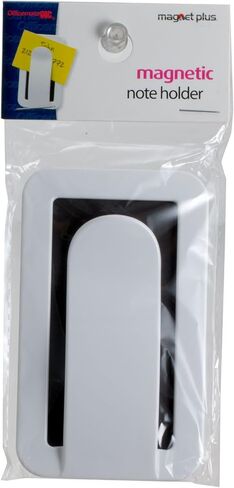 ظرف مغناطيسي وحامل ملاحظات من Officemate Magnet Plus، أبيض (92551) in Saudi Arabia