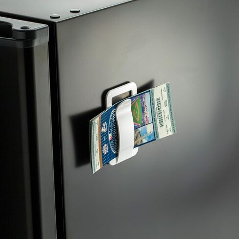 ظرف مغناطيسي وحامل ملاحظات من Officemate Magnet Plus، أبيض (92551) in Saudi Arabia