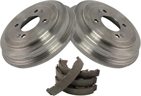 TRQ مجموعة طبلة الفرامل الخلفية ومجموعة الأحذية لـ 2006-2011 Hyundai Accent / 2006-2011 Kia Rio / 2006-2011 Kia Rio5 in Kuwait