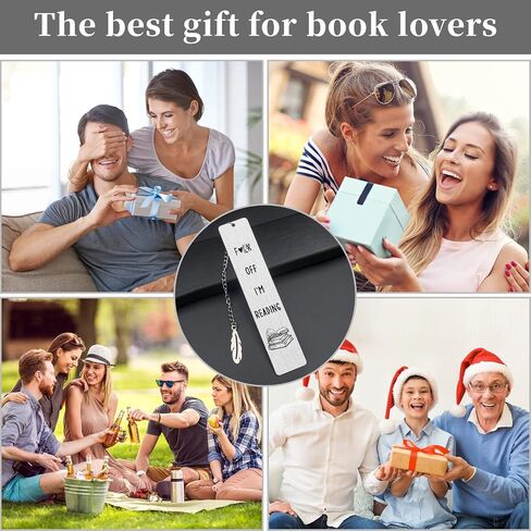 إشارات مرجعية مضحكة لمحبي الكتب، هدايا القراءة لمحبي الكتب والنساء والرجال والكتاب والقراء والأصدقاء هدايا عيد الميلاد، وتخزين المواد لطلاب المكتبة وزملاء العمل والمراهقين والبنات وهدايا التخرج in Kuwait