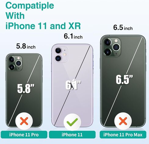 Battery Case for iPhone 11/ XR, Upgraded 7000mAh Charging Case Portable Extended Charger Cover Compatible with iPhone 11/XR (6.1 inch) Black in Saudi Arabia