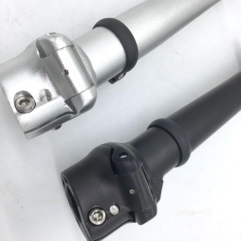 Folding Bike Stem Quick-Release Left Fold Aluminum Alloy Adjustable Stem Without Teeth 25.4×28.6×440mm in Saudi Arabia