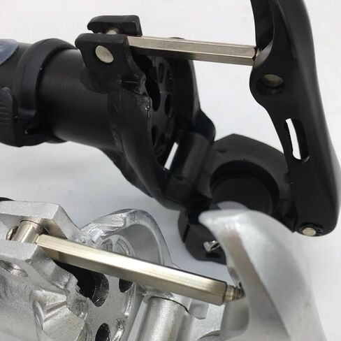 Folding Bike Stem Quick-Release Left Fold Aluminum Alloy Adjustable Stem Without Teeth 25.4×28.6×440mm in Saudi Arabia