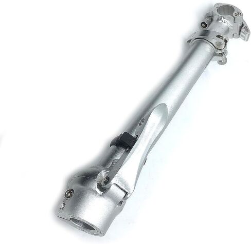 Folding Bike Stem Quick-Release Left Fold Aluminum Alloy Adjustable Stem Without Teeth 25.4×28.6×440mm in Saudi Arabia
