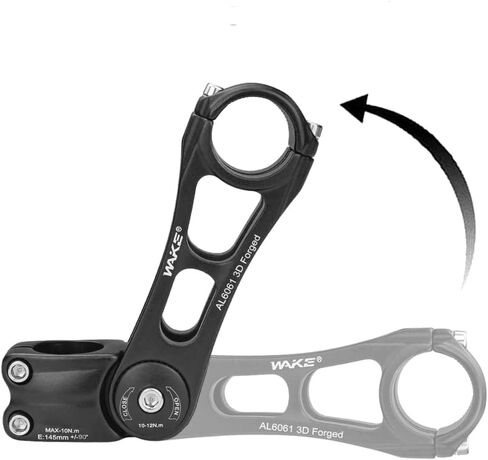 BESNIN Adjustable Bike Stem 0-90 Degree 25.4mm 31.8mm Universal for Handlebar 145mm stem OR 110mm Bike stem, Adjustable MTB Stem Mountain Bike Stem for Bicycle, Road Bike, MTB, BMX, Cycling in Saudi Arabia