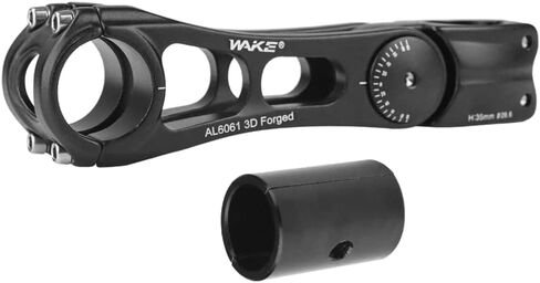 BESNIN Adjustable Bike Stem 0-90 Degree 25.4mm 31.8mm Universal for Handlebar 145mm stem OR 110mm Bike stem, Adjustable MTB Stem Mountain Bike Stem for Bicycle, Road Bike, MTB, BMX, Cycling in Saudi Arabia