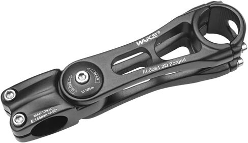 BESNIN Adjustable Bike Stem 0-90 Degree 25.4mm 31.8mm Universal for Handlebar 145mm stem OR 110mm Bike stem, Adjustable MTB Stem Mountain Bike Stem for Bicycle, Road Bike, MTB, BMX, Cycling in Saudi Arabia