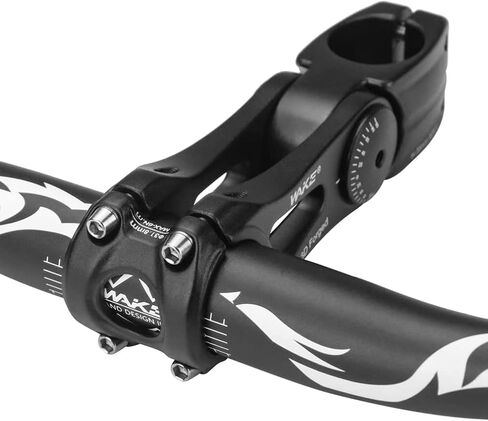 BESNIN Adjustable Bike Stem 0-90 Degree 25.4mm 31.8mm Universal for Handlebar 145mm stem OR 110mm Bike stem, Adjustable MTB Stem Mountain Bike Stem for Bicycle, Road Bike, MTB, BMX, Cycling in Saudi Arabia