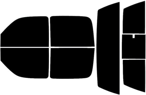 Rvinyl Window Tint Kit Compatible with Chevrolet Silverado 2001-2006 (4 Door) - Back Precut Kit - 20% in Kuwait