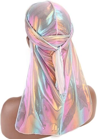 قبعة قرصان ملفوفة بعمامة حريرية لامعة للأطفال وأشرطة طويلة وعريضة للأولاد والبنات in Kuwait