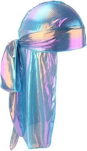 قبعة قرصان ملفوفة بعمامة حريرية لامعة للأطفال وأشرطة طويلة وعريضة للأولاد والبنات in Kuwait