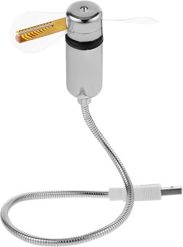 POPETPOP USB مراوح الساعة، مروحة USB صغيرة قابلة للبرمجة وتحرير شاشة LED مروحة تبريد محمولة للمكتب والمنزل in Kuwait