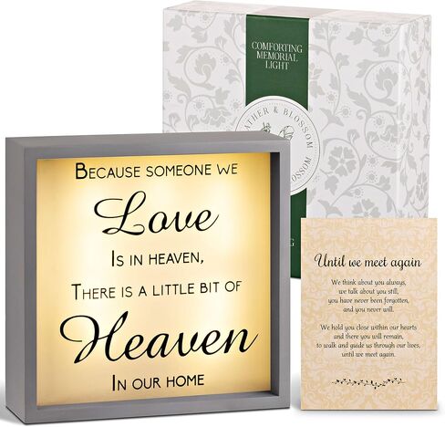 Memorial Gifts Light - Sympathy Gifts for Loss of Loved One - In Memory of Loved One Gifts - Bereavement Gifts For Loss of a Mother Sympathy Gifts - Memorial Gifts for Loss of Father Condolences Gift in Saudi Arabia