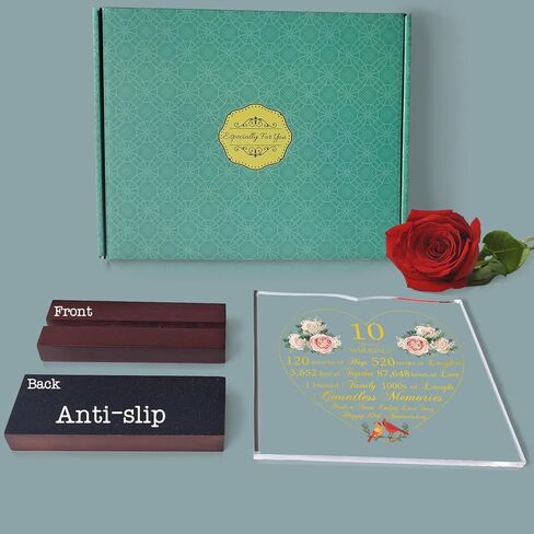 أفضل الهدايا الرومانسية للذكرى العاشرة للزفاف للآباء والأزواج. هدايا للذكرى العاشرة، وهدايا تزيين الذكرى السنوية العاشرة للزفاف للأصدقاء في الذكرى السنوية العاشرة لزواجهم. in Kuwait