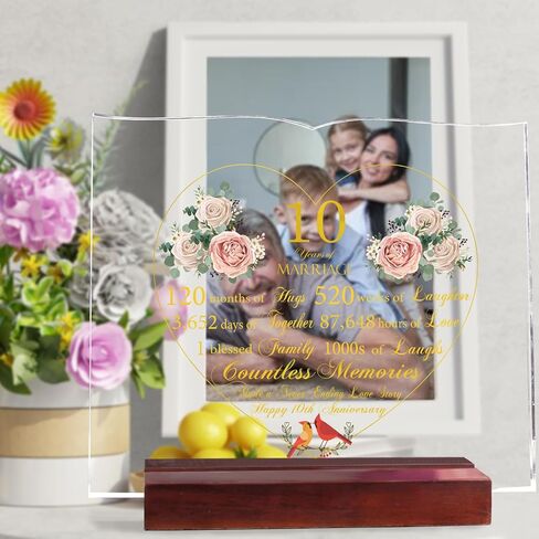 أفضل الهدايا الرومانسية للذكرى العاشرة للزفاف للآباء والأزواج. هدايا للذكرى العاشرة، وهدايا تزيين الذكرى السنوية العاشرة للزفاف للأصدقاء في الذكرى السنوية العاشرة لزواجهم. in Kuwait