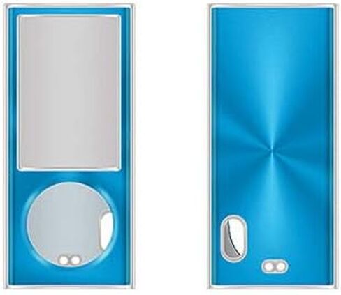 Apple iPod Nano 5th Gen 2 Piece Snap On Hard Case Cover Screen Protector Guard (Light Blue) in Saudi Arabia