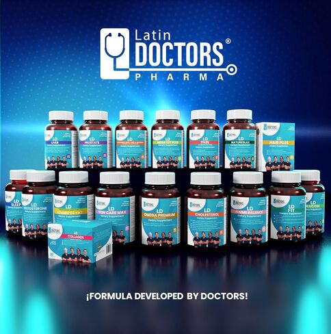Latin Doctors Glucose Support Berberine Supplement, Natural Formula with Cinnamon, Vanadium Citrate and Bitter Melon, Helps Control, Balance, and Support Healthy Levels, 60 Capsules in Saudi Arabia
