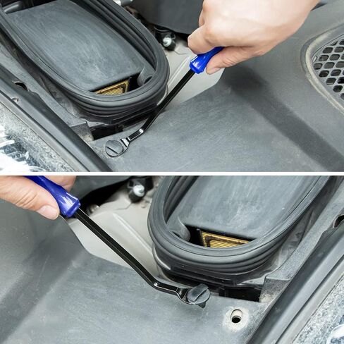 AXELECT 120 PCS Car Clips with Fastener Removal Tool, Car Push Pins Retainer Fender Clip, 6 Different Bumper Rivet Clip for Almost Vehicles in Saudi Arabia