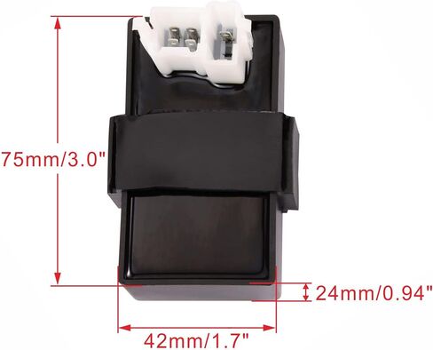 WOOSTAR 6 Pin DC CDI Box Replacement for CG150cc 200cc 250cc Scooter Vertical Engine ATV Quad Go Kart in Saudi Arabia