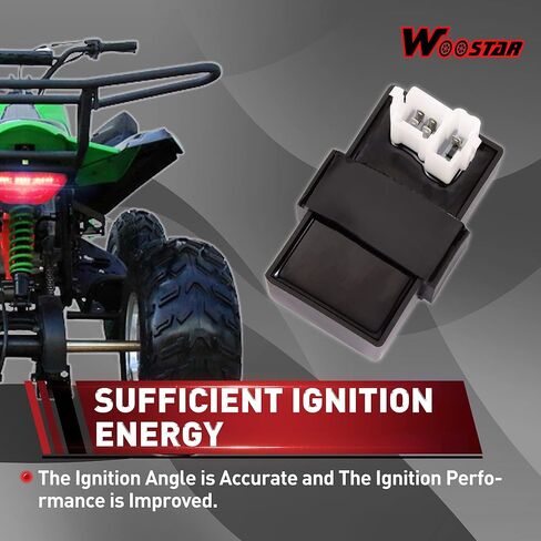 WOOSTAR 6 Pin DC CDI Box Replacement for CG150cc 200cc 250cc Scooter Vertical Engine ATV Quad Go Kart in Saudi Arabia