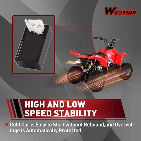 WOOSTAR 6 Pin DC CDI Box Replacement for CG150cc 200cc 250cc Scooter Vertical Engine ATV Quad Go Kart in Saudi Arabia