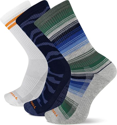 Merrell Men's and Women's Recycled Everyday Socks-3 Pair Pack-Repreve Mesh in Saudi Arabia
