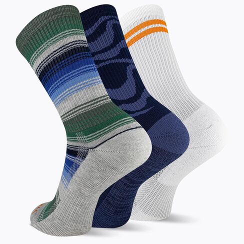 Merrell Men's and Women's Recycled Everyday Socks-3 Pair Pack-Repreve Mesh in Saudi Arabia