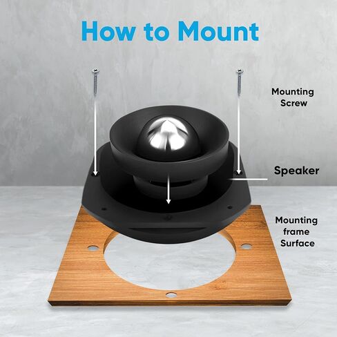 مكبر صوت للسيارة مقاس 3 بوصات من بيراميد - قوة 1000 وات عالية القوة 3 بوصات نظام مكبر صوت من التيتانيوم الفائق مع إطار من الألومنيوم المصبوب، تردد 2 كيلو هرتز - 25 كيلو هرتز، 109 ديسيبل، 4-8 أوم، مغناطيس TW57 شديد التحمل 100 أونصة، أسود in Kuwait