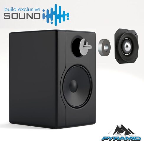 مكبر صوت للسيارة مقاس 3 بوصات من بيراميد - قوة 1000 وات عالية القوة 3 بوصات نظام مكبر صوت من التيتانيوم الفائق مع إطار من الألومنيوم المصبوب، تردد 2 كيلو هرتز - 25 كيلو هرتز، 109 ديسيبل، 4-8 أوم، مغناطيس TW57 شديد التحمل 100 أونصة، أسود in Kuwait