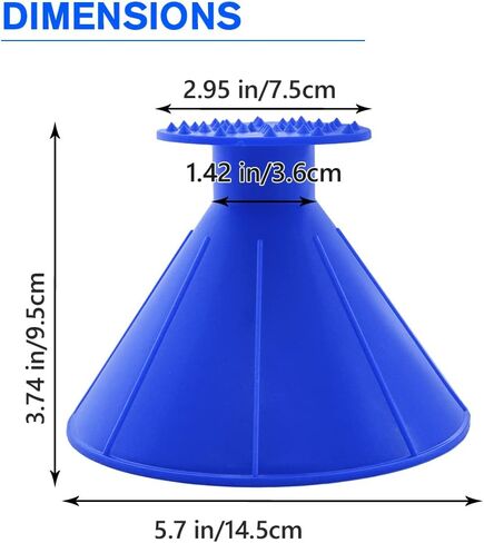 Round Magical Ice Scrapers for Car Windshield,4 Pcs Colorful Ice Scraper Windshield Magic Snow Scraper Funnel Scrape Snow Removal in Kuwait