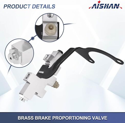 Brake Proportioning Valve Compatible for 1989-1994 GMC Chevy Truck C/K 1500 2500 3500 Replace# 15606198, 172-2069 in Saudi Arabia