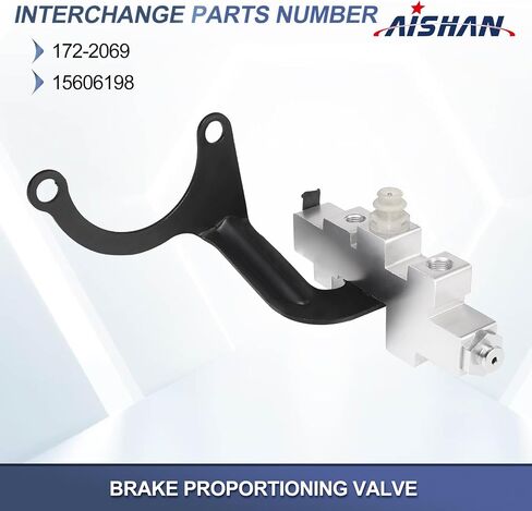 Brake Proportioning Valve Compatible for 1989-1994 GMC Chevy Truck C/K 1500 2500 3500 Replace# 15606198, 172-2069 in Saudi Arabia