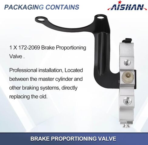 Brake Proportioning Valve Compatible for 1989-1994 GMC Chevy Truck C/K 1500 2500 3500 Replace# 15606198, 172-2069 in Saudi Arabia