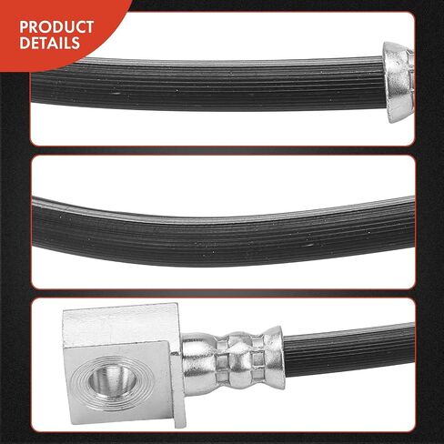 A-Premium Rear Driver Brake Hydraulic Hose Compatible with Ford Models - F-250 Super Duty 2000-2004, F-350 Super Duty 2000-2004, Excursion 2000-2005 in Kuwait