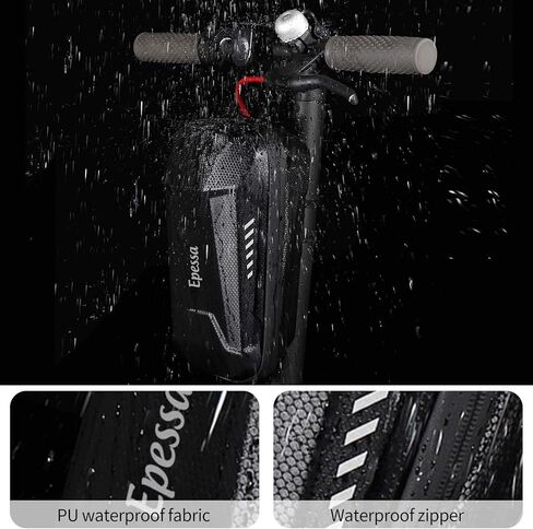 Epessa Universal Scooter Bag, Scooter Storage Bag, Scooter Handlebar Bag, Compatible with Scooters, Bikes, Segway Ninebot and NIU, for Carrying Charger Tools Repair Tools(2L) in Kuwait