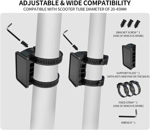 Epessa Universal Scooter Bag, Scooter Storage Bag, Scooter Handlebar Bag, Compatible with Scooters, Bikes, Segway Ninebot and NIU, for Carrying Charger Tools Repair Tools(2L) in Saudi Arabia