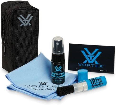 مجموعة أدوات تنظيف العدسات الخالية من الضباب من شركة Vortex Optics | تستخدم مع المناظير، والمنظار الأحادي، ومناظير الإكتشاف، ومناظير البندقية، ومناظير النقطة الحمراء in Saudi Arabia