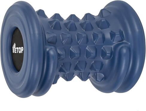TETOP Wheel Foam Roller, Targeted Muscle Roller for Deep Tissue Massage, Head/Neck/Shoulder/Leg/Foot/Calf Massager for Pain Relief and Circulation(Black) in Saudi Arabia