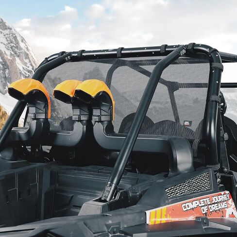 شبكة نافذة خلفية KEMIMOTO XP 1000 شبكة حماية من الشمس ناعمة وجيدة التهوية متوافقة مع 2014+ Polaris RZR XP/XP 4 1000، 2016+ Polaris RZR XP/XP 4 Turbo in Saudi Arabia