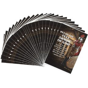 Dicksons Full Armor of God Bronzed 2 × 3 Paper Thekake Itty Bitty Parkmarks Pack من 24