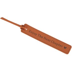 Leather Bookmark for Reading Women Retirement Gifts for Woman Anniversary Wedding Gifts for Bride Wife Birthday Gift Idea Promotion Congratulations Gifts for Book Lover Leaving Gift for Work Bestie