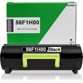 56F1H00 Toner Cartridge High Yield 56F1H00 Black Toner Compatible for Lexmark MS321, MS421, MS521, MS621, MS622, MX321, MX421, MX521, MX522, MX622 Laser Printer 15,000 Pages