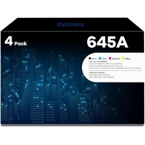 645a سماوي سميق أصفر أرجواني تونر خرطوشة | استبدال HP C9730A C9731A C9732A C9733A TONER CARTRIDGE للون 5500 5500DN 5500DTN 5500HDN 5550 5550N 5550DN 5550DTN 5550HDN PRINTER