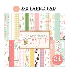 هنا يأتي Easter 6x6 Paper Pad